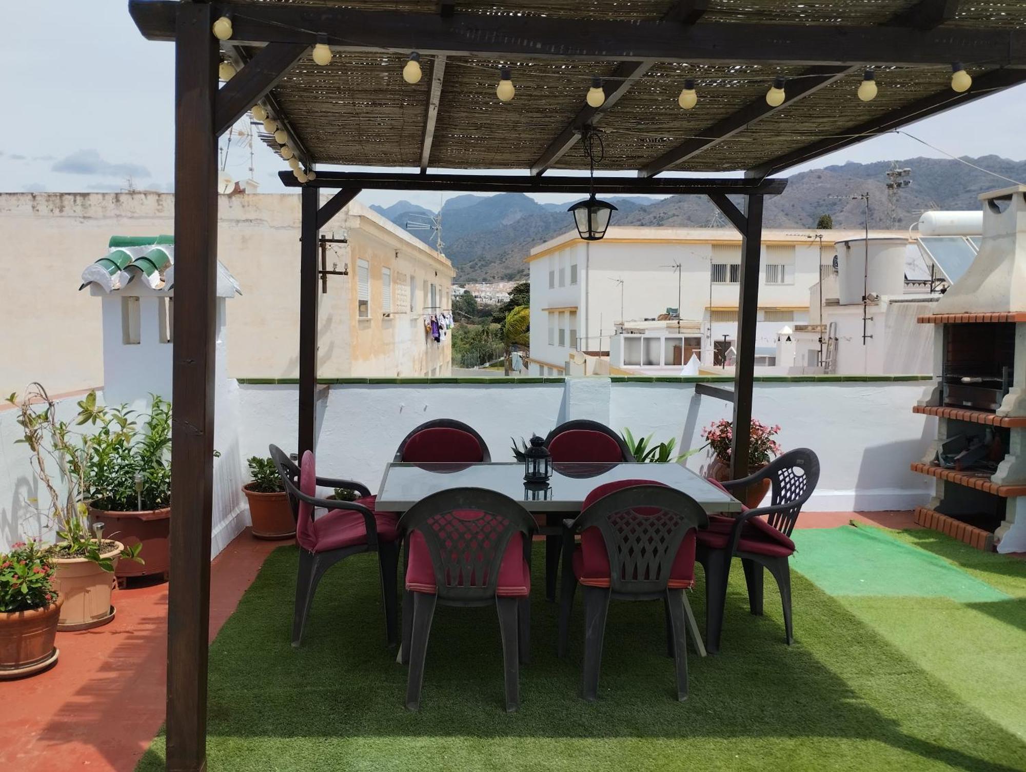 Casa Con Terraza Privada Villa Nerja Bagian luar foto