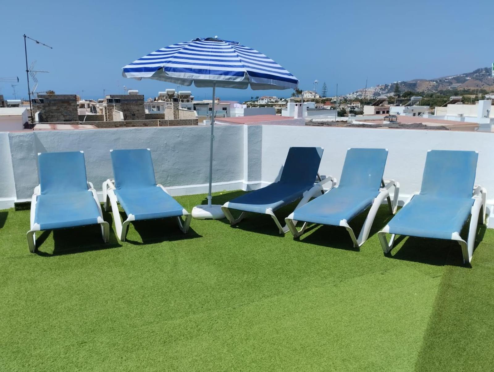 Casa Con Terraza Privada Villa Nerja Bagian luar foto