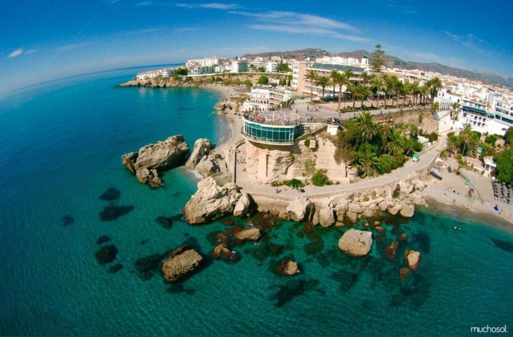 Casa Con Terraza Privada Villa Nerja Bagian luar foto