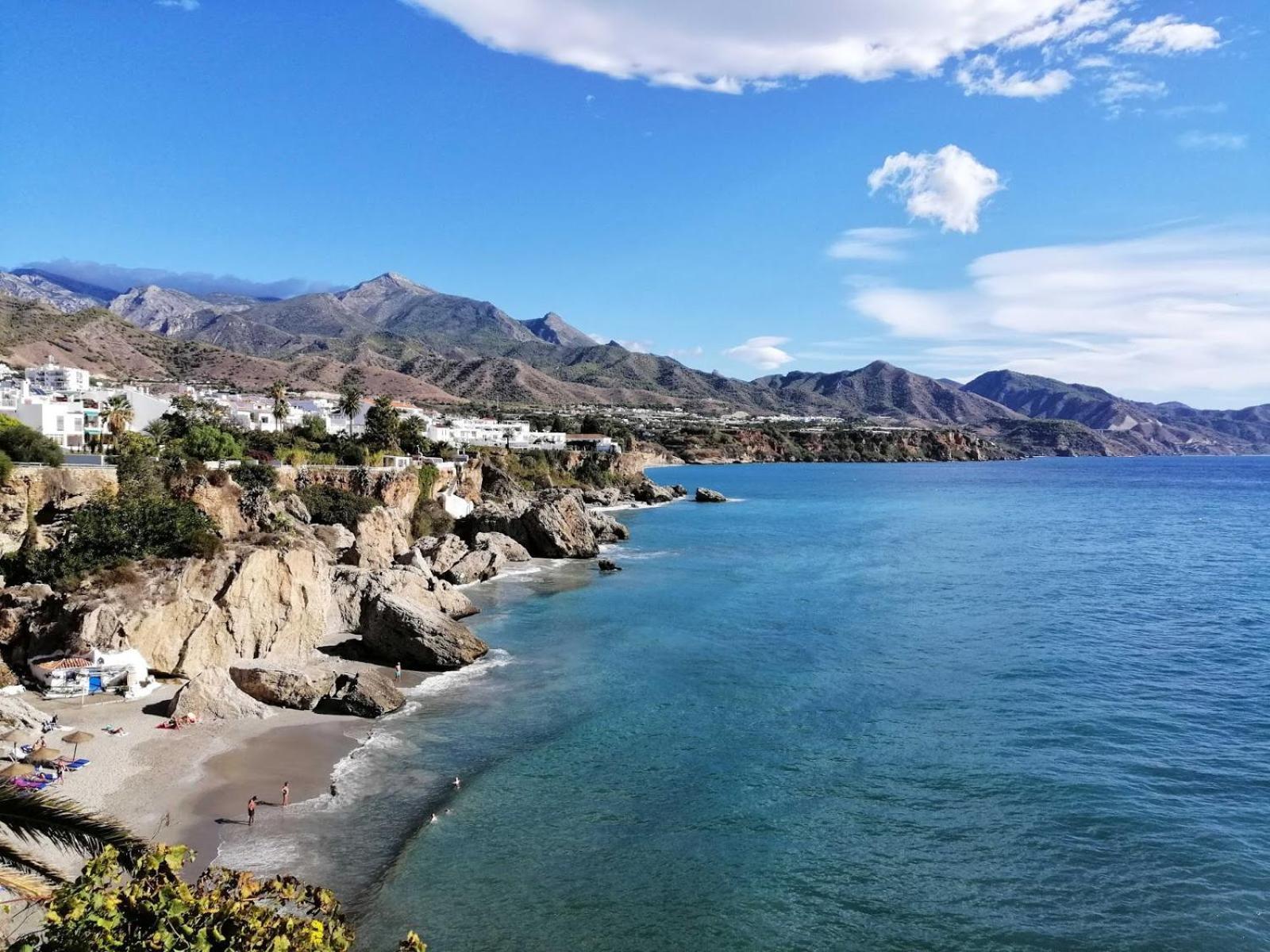 Casa Con Terraza Privada Villa Nerja Bagian luar foto