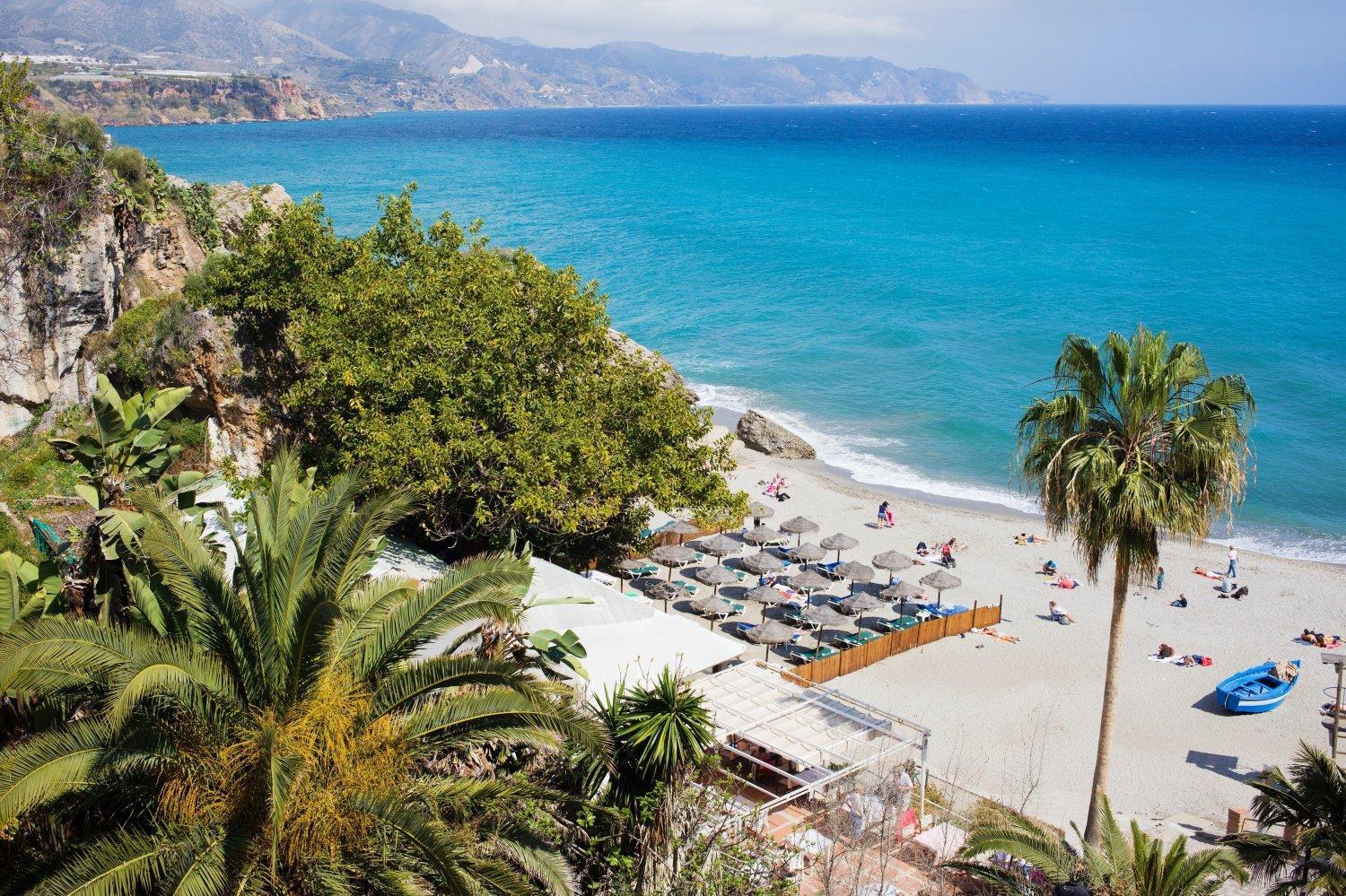 Casa Con Terraza Privada Villa Nerja Bagian luar foto