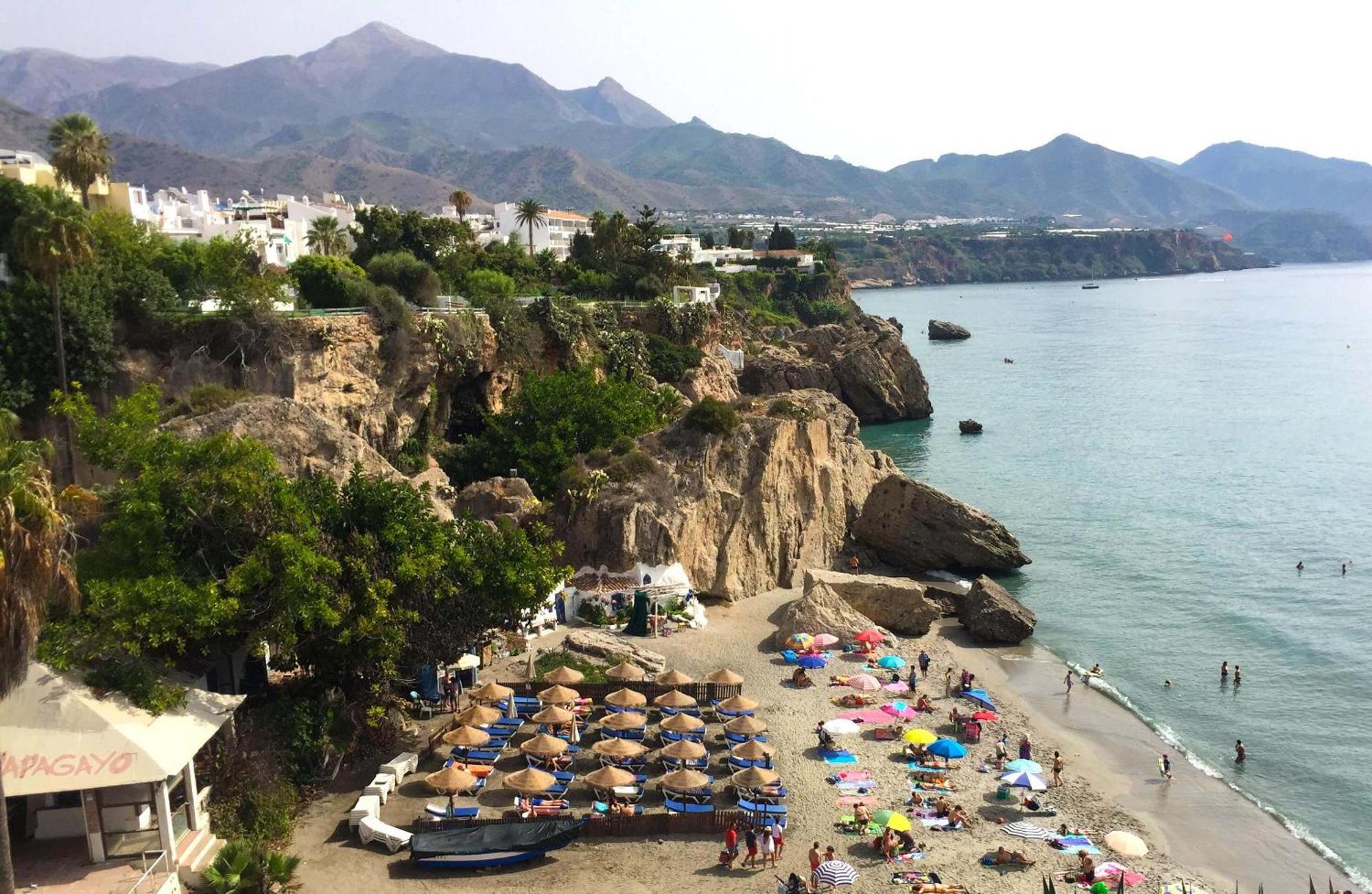 Casa Con Terraza Privada Villa Nerja Bagian luar foto