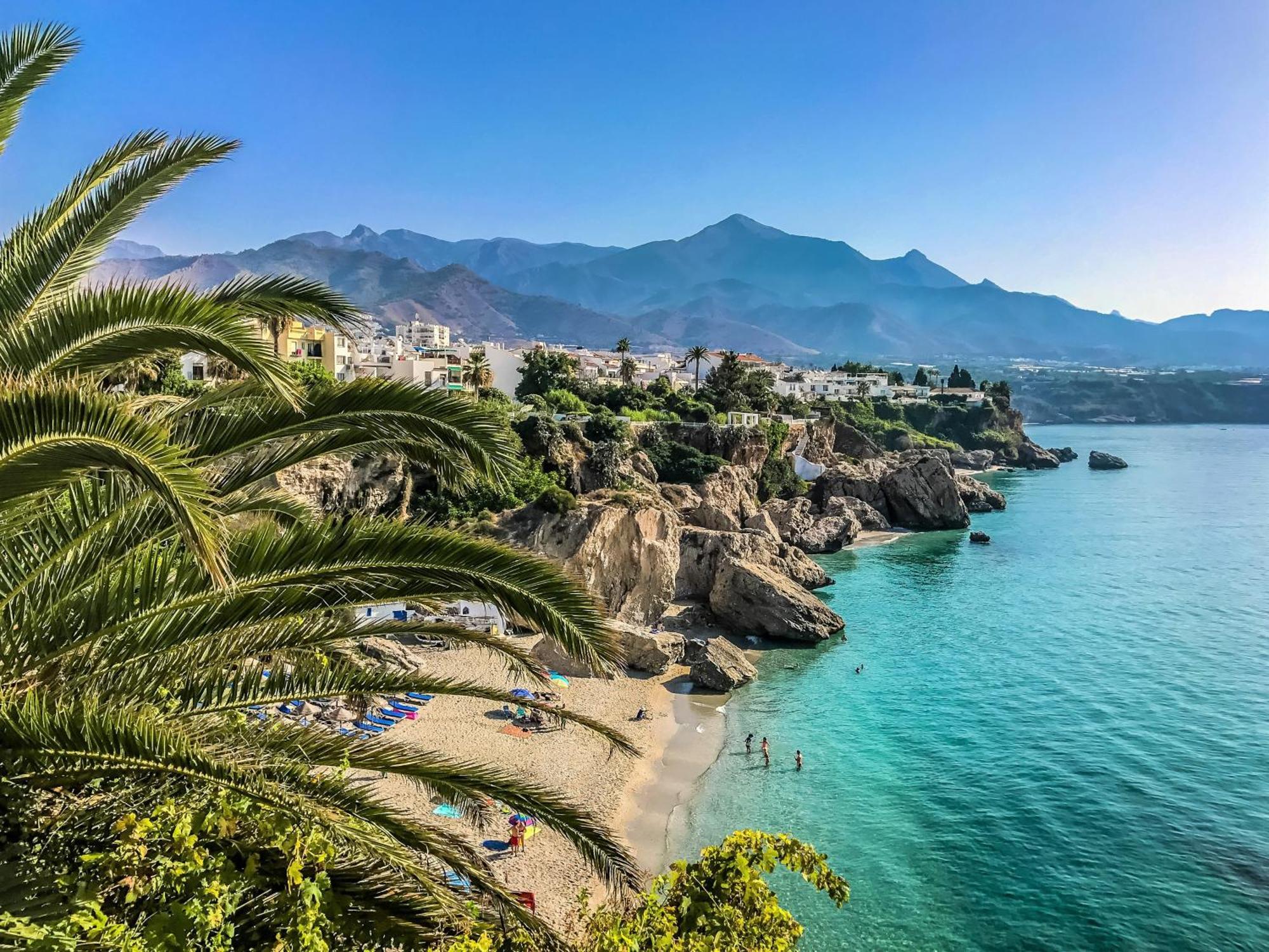 Casa Con Terraza Privada Villa Nerja Bagian luar foto