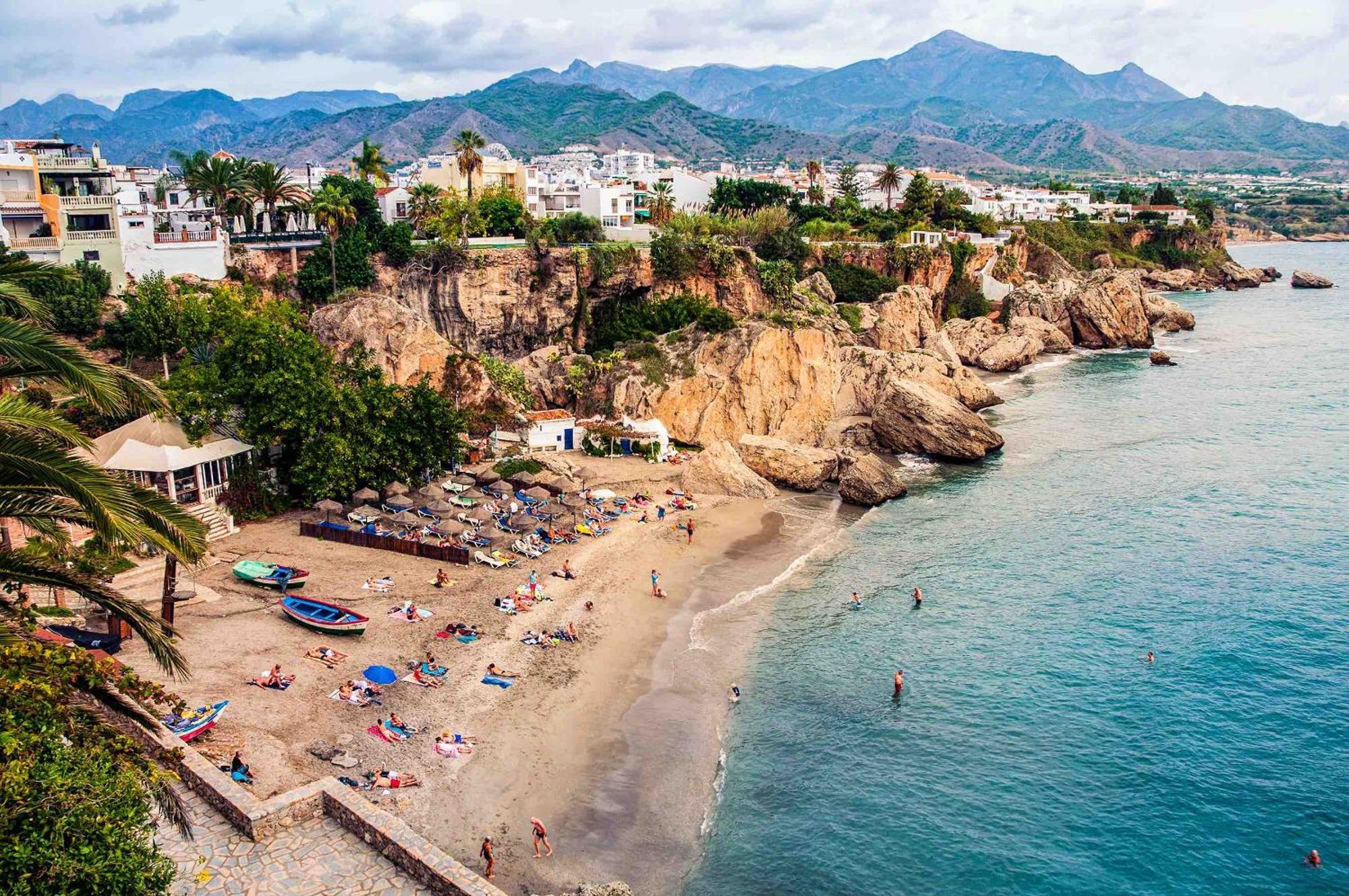 Casa Con Terraza Privada Villa Nerja Bagian luar foto